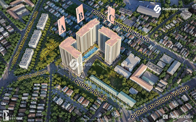 The Priva - dự án tâm điểm của khu Tây Sài Gòn với 3 toà tháp – 1043 căn hộ 1-3 PN