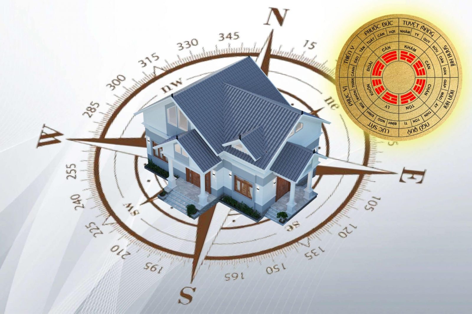 Xây nhà hợp hướng hợp phong thuỷ 2025