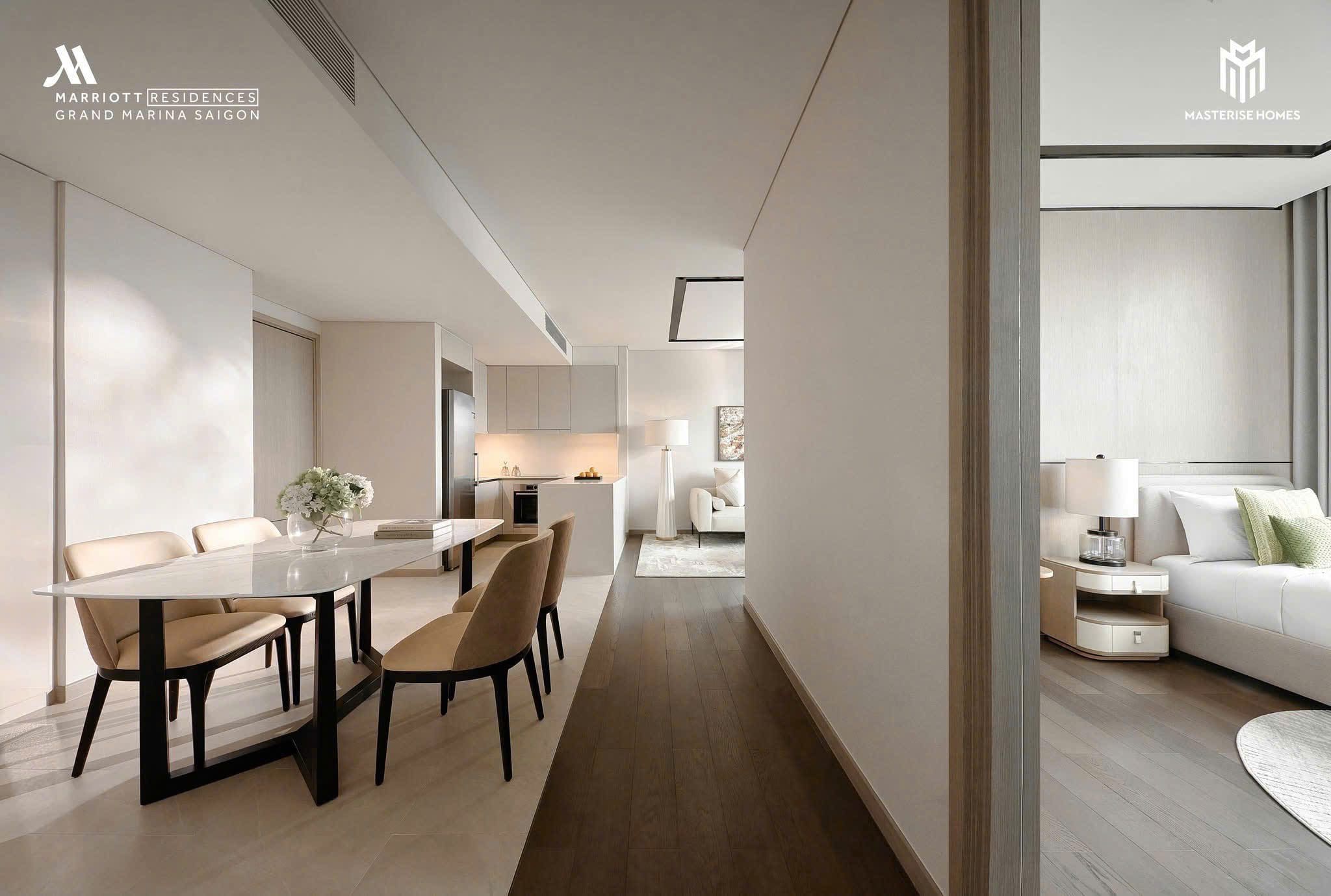 Căn hộ Marriott Residences Edition - Grand Marina, Saigon mang đến chuẩn sống đỉnh cao siêu tối giản, tầm view vô hạn