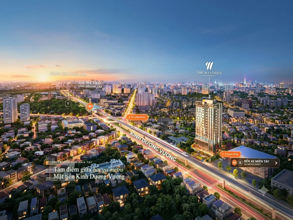 Southern Tech: Ảnh phối cảnh dự án The Westique Residences
